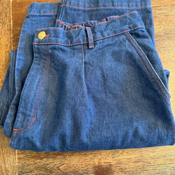 Big Bud Press Denim Trousers, Size L, Brand new from Sample Sale - Picture 1 of 3